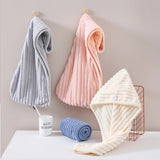 Quick-Drying Microfiber Hair Drying Cap Absorbent Soft Anti-Frizz Hair Towel