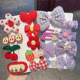 Colorful Hair Clip Set
