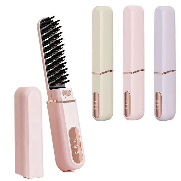 wireless Hair Straightening Brush