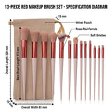 13-Piece Makeup Brush set