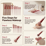 13-Piece Makeup Brush set