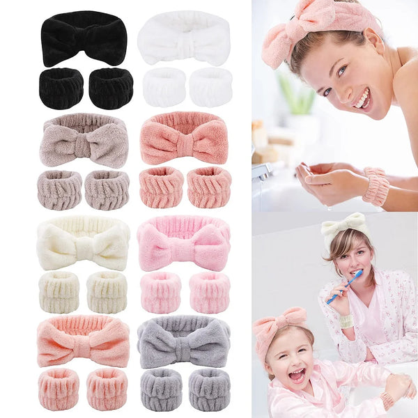 Spa Headband & Wristband Set