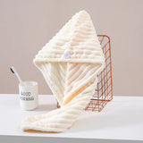 Quick-Drying Microfiber Hair Drying Cap Absorbent Soft Anti-Frizz Hair Towel